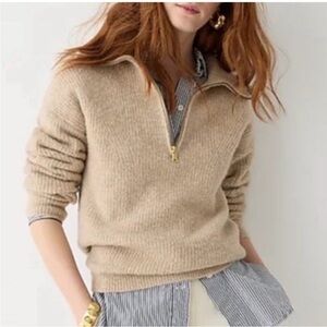 J Crew Quarter Zip Sweater